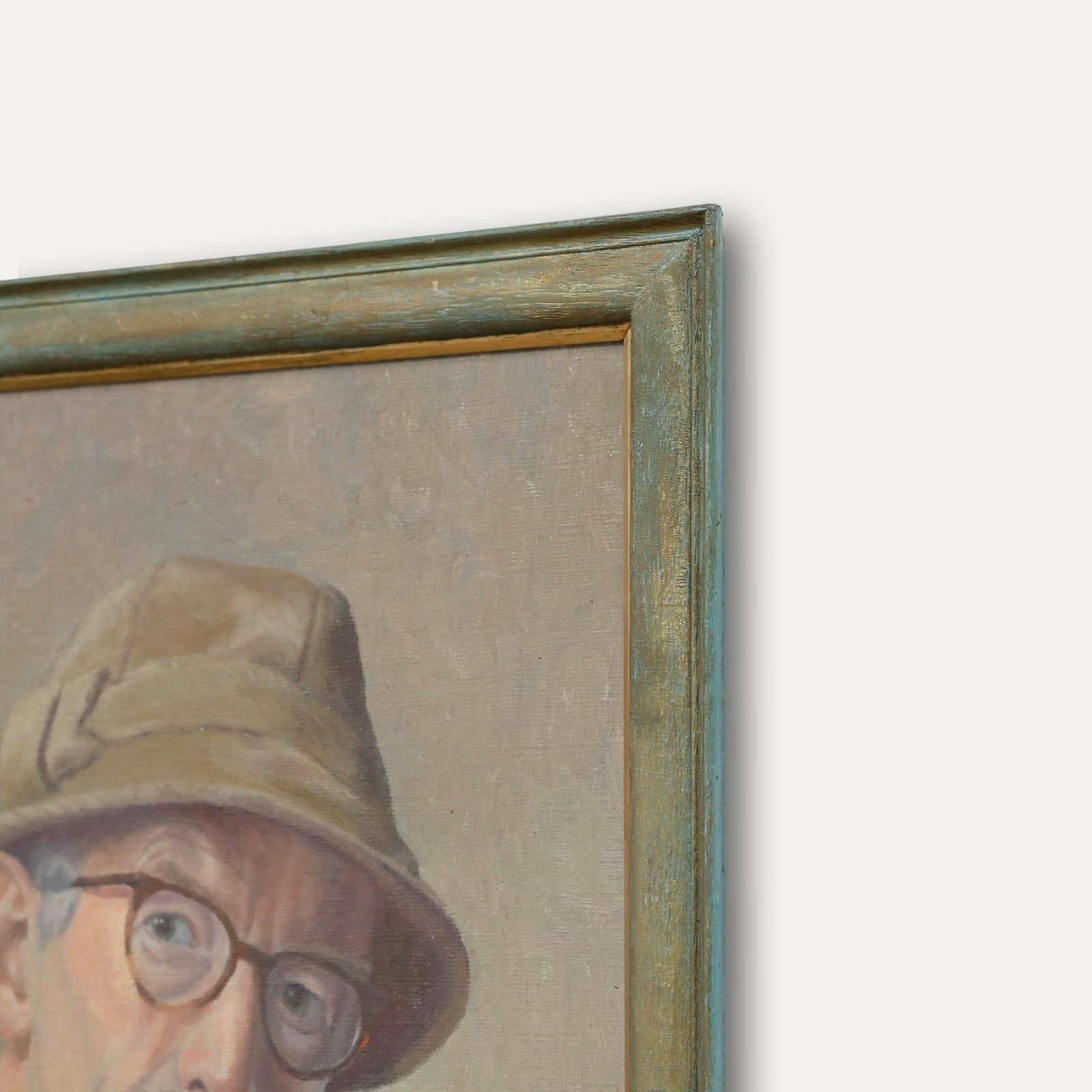 W. H. Plummer (B.1933) Framed 20th Century Oil, Self Portrait photo 395.0