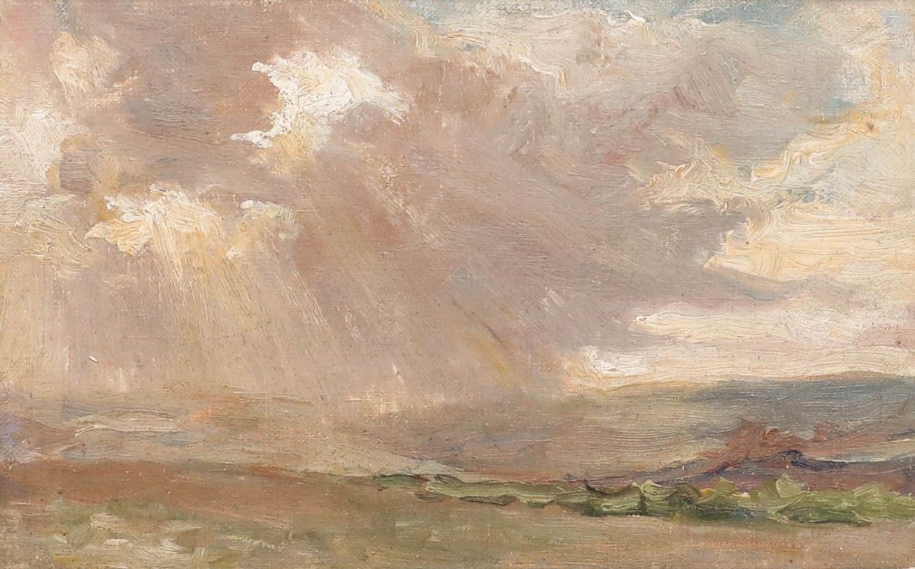 Frank T. Carter (1853 1934) 20th Century Oil, Windswept Moorland photo furniture