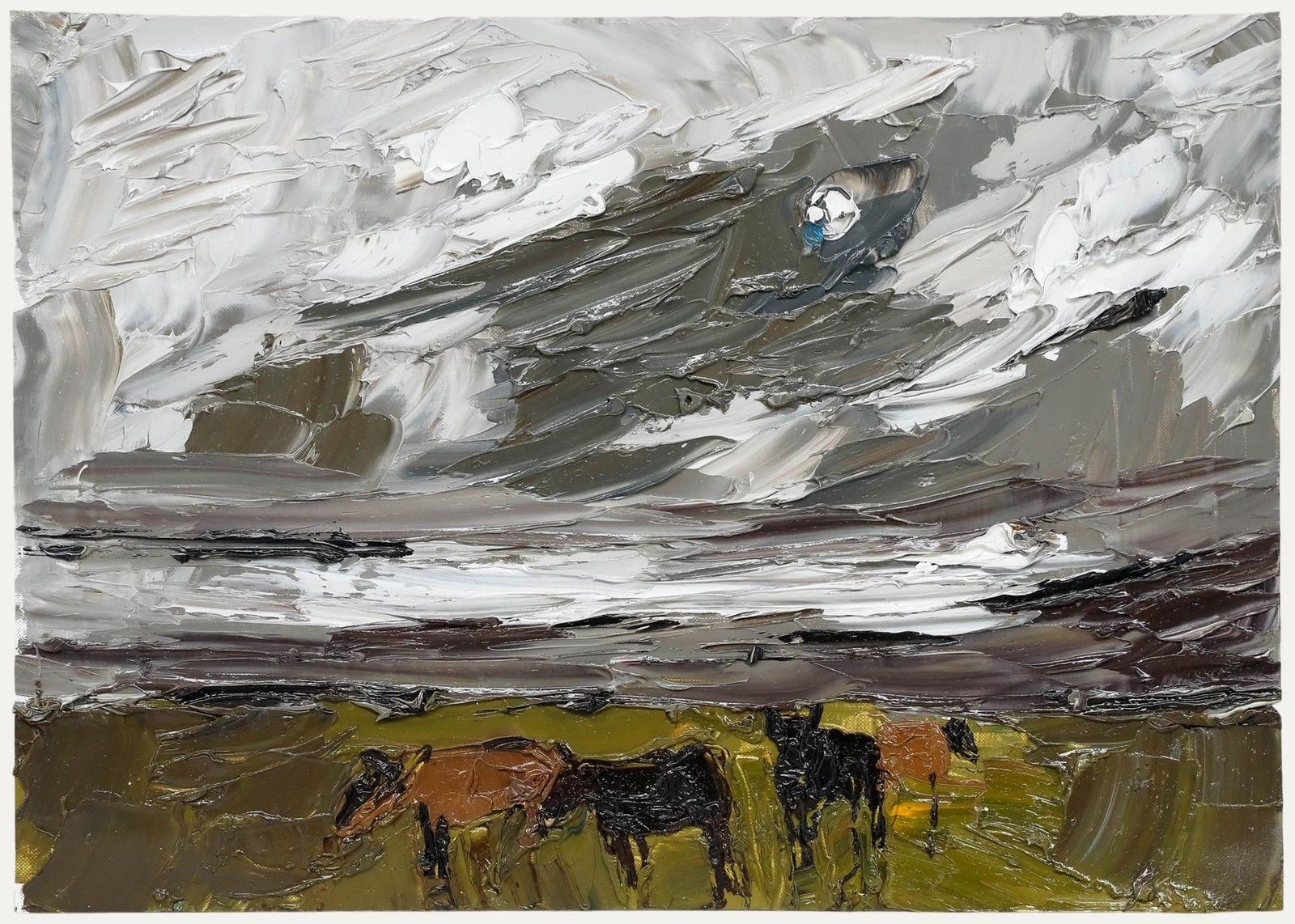 Daniel Nichols Contemporary Oil, Wild Horses