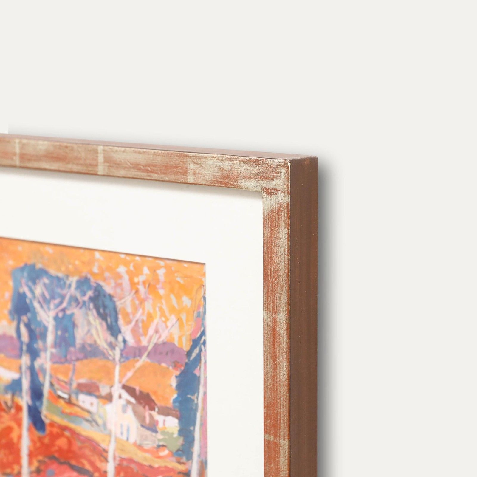 Fritz Brunner (1908 1996) Framed 1980 Gouache, The Village In Summer photo 325.0
