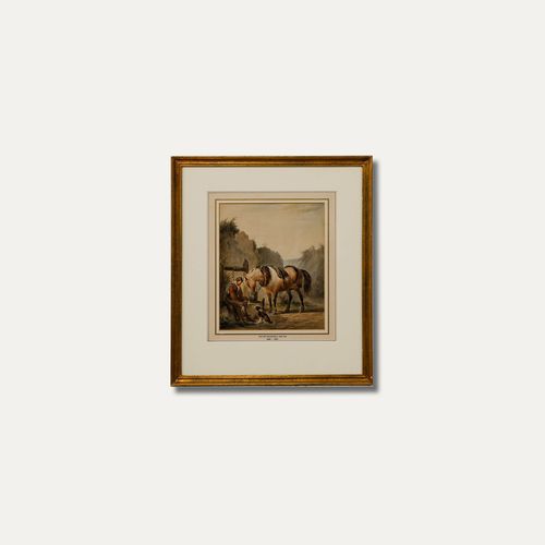 Pieter Frederick Van Os (1808 1892) 20th Century Oil, A Horse Watering photo buy