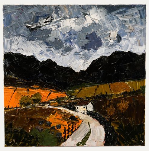 Daniel Nichols Contemporary Oil, Cottage In The Valley