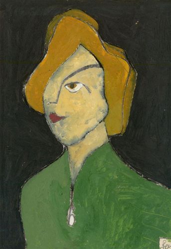 Ben Carrivick Contemporary Oil, Green Zip