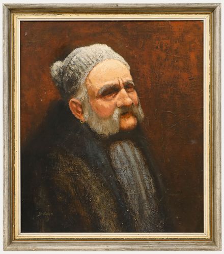 Roy Ray (1936 1921) 1971 Oil, The Penzance Organ Grinder