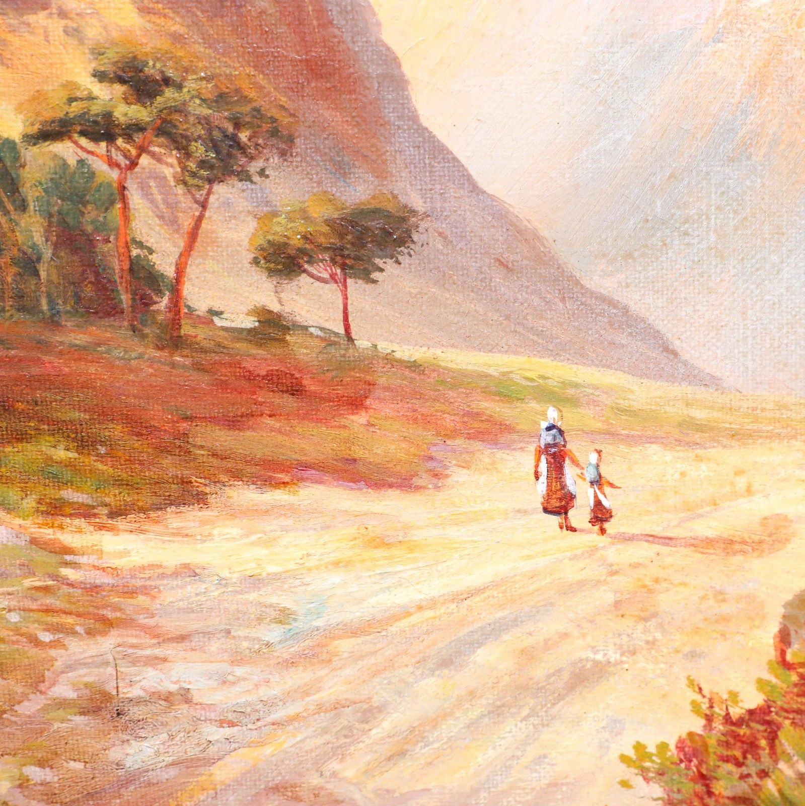 Francis E. Jamieson (1895 1950) C.1890 Oil, The Pass At Aberglasyn photo Art