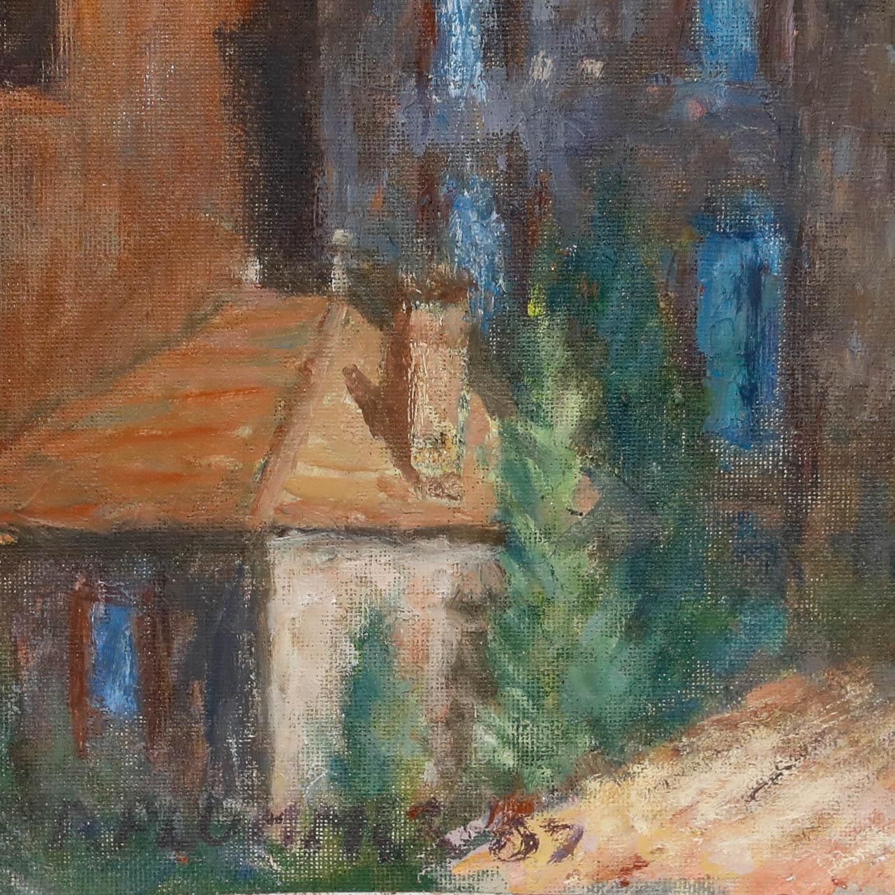 Pauline Plummer (B.1933) 2007 Oil, Rooftops In The Sun photo 295.0