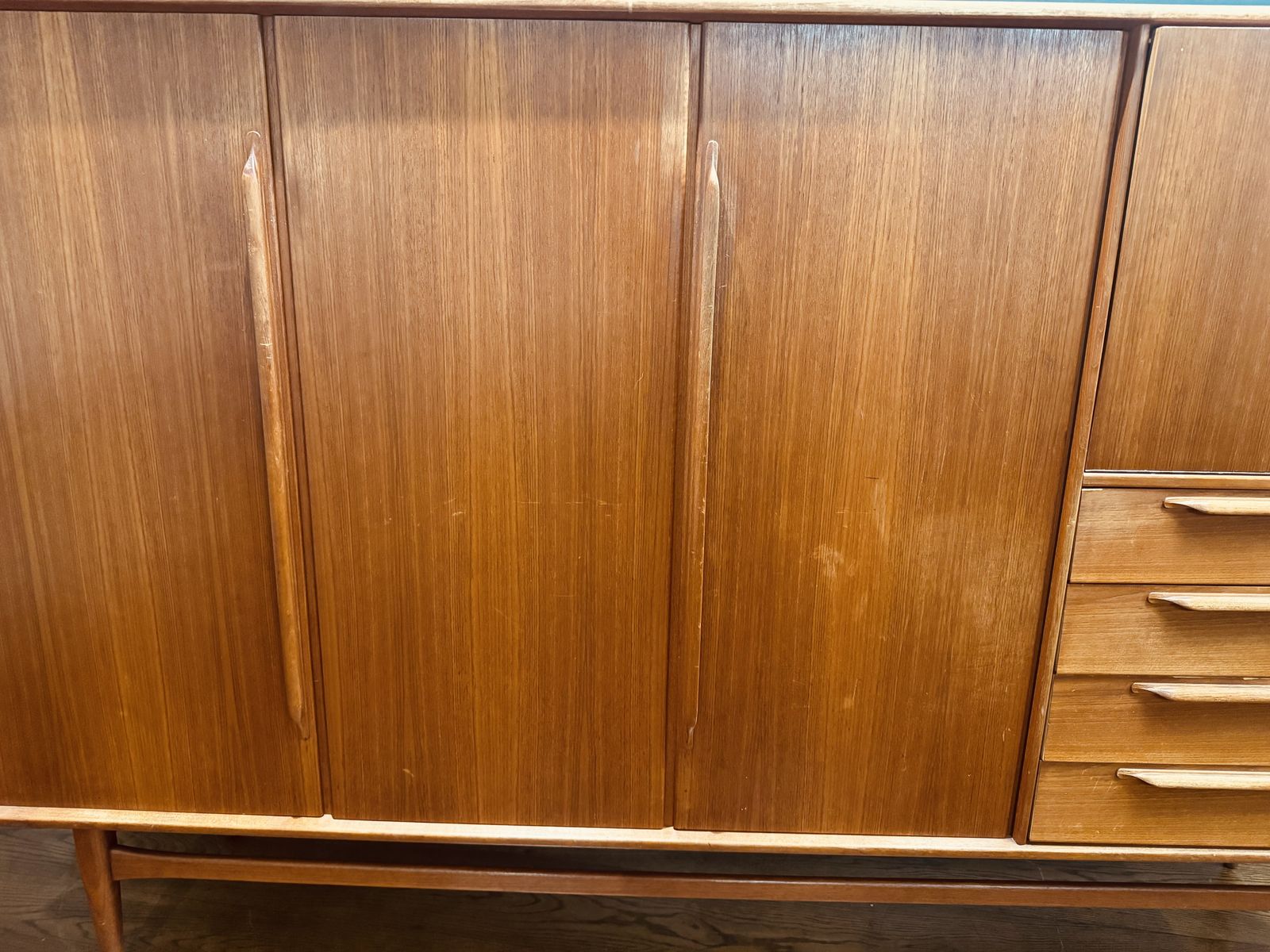 photo for sale Vintage Highboard / Sideboard From Heinrich Riestenpatt, 1960s