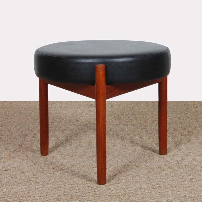 Scandinavian Stool By Hugo Frandsen For Spottrup, 1960s