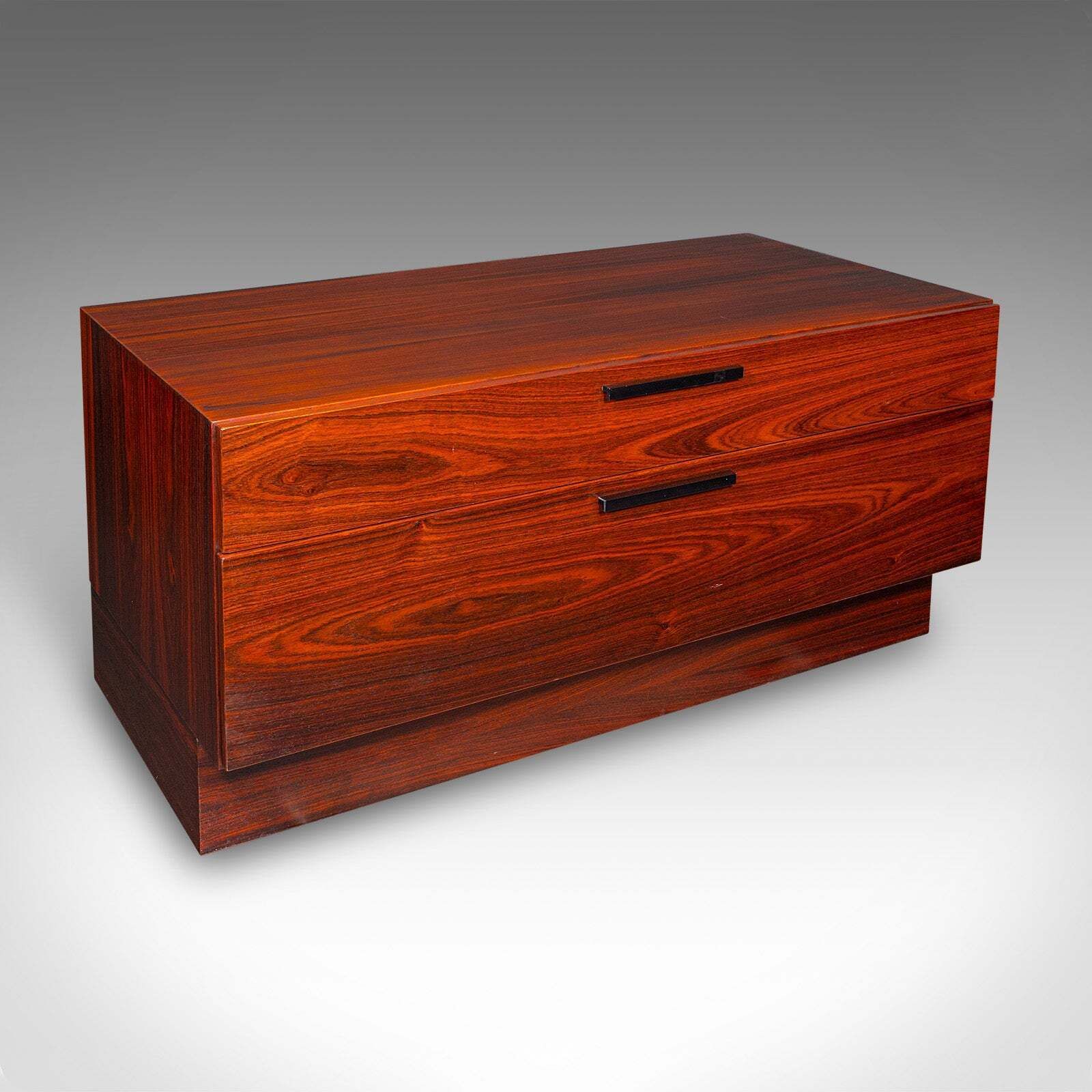 Vintage Turntable Display Stand, Danish, Hifi Cabinet, Kofod Larsen, Mid Century