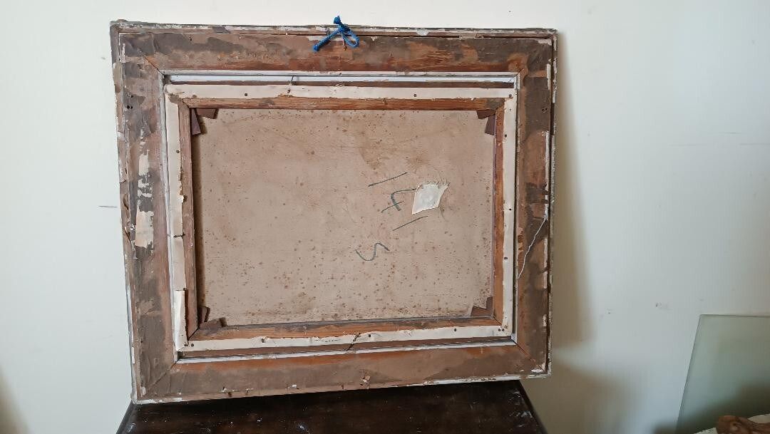 photo furniture Antique Oil Painting On Canvas Landscape Scotland Jack Ducker