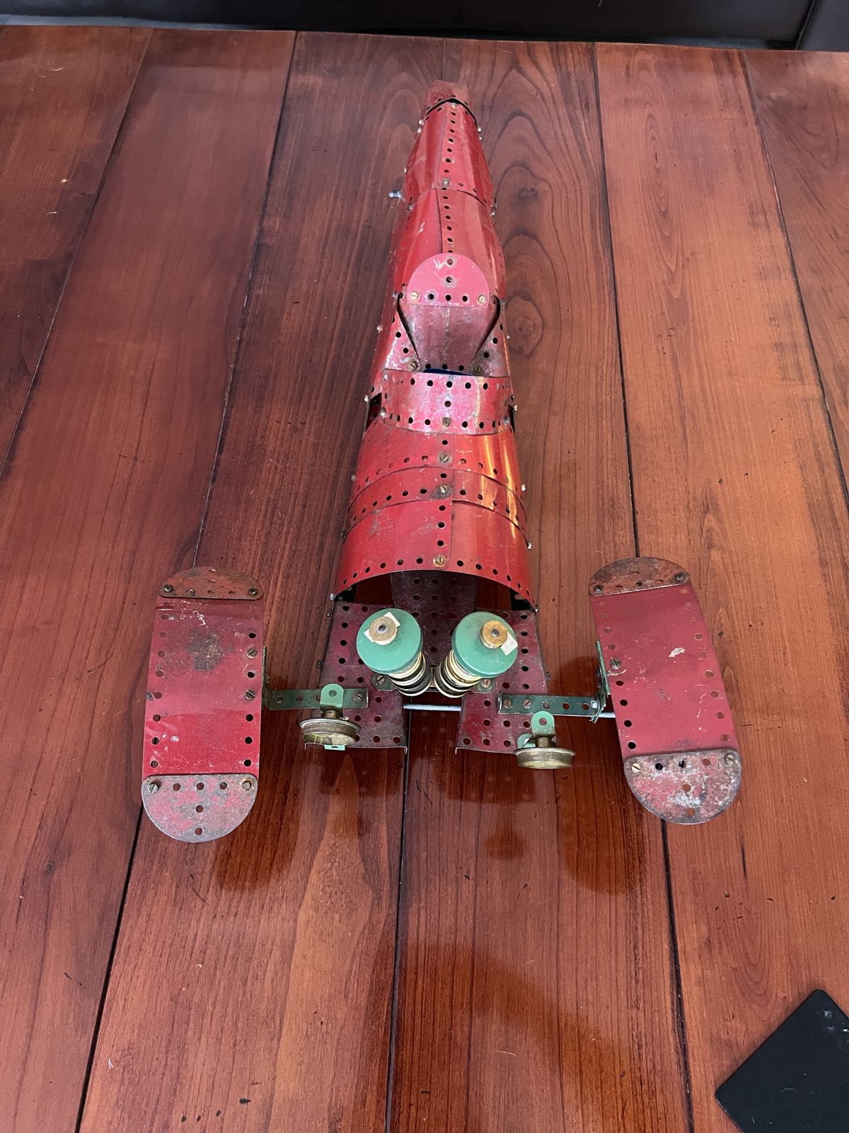 Large Vintage Meccano Racing Car Model photo Home Decor