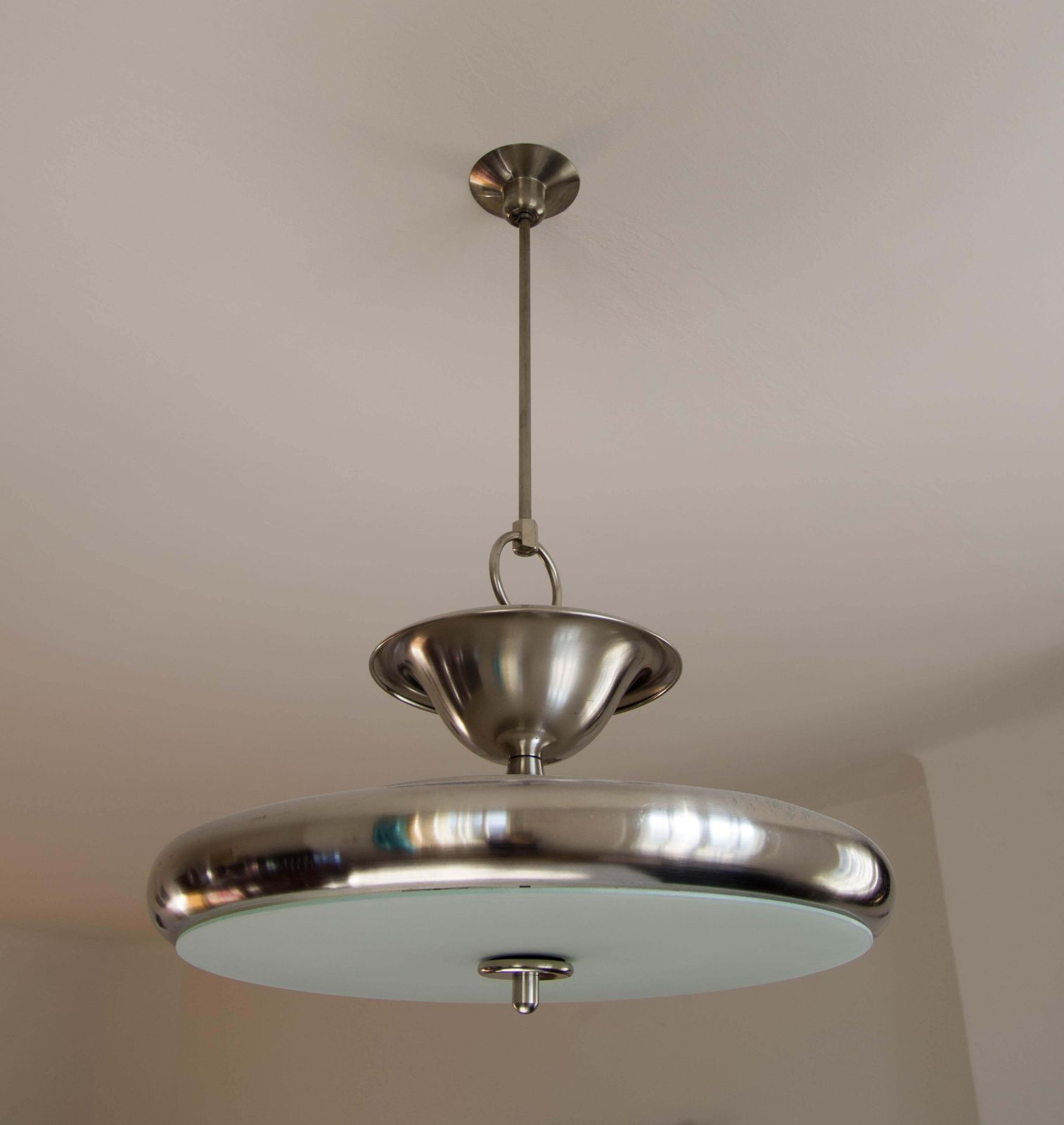 Rare Large Bauhaus Chandelier By Anyz For Ias, 1920, Restored photo furniture