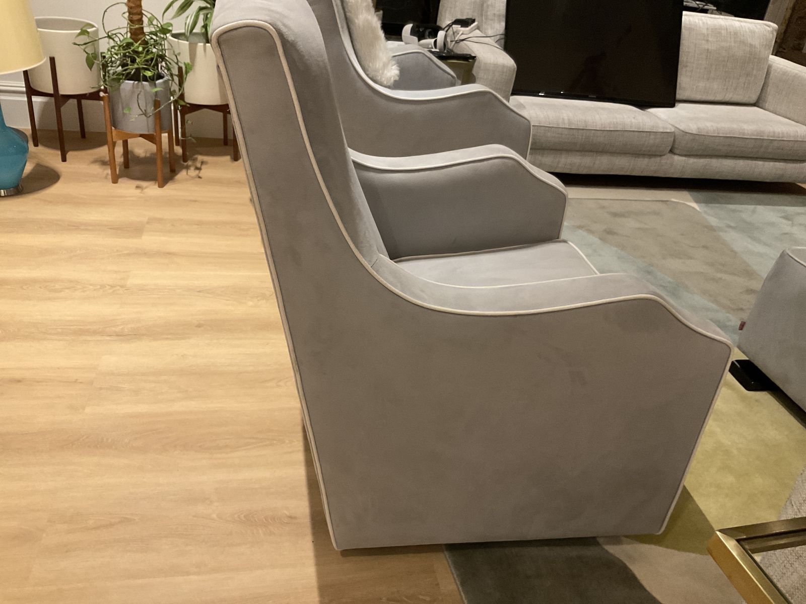 photo for sale Olli And Ella Gliding Chair   Premium Microsuede   Very Good Condition
