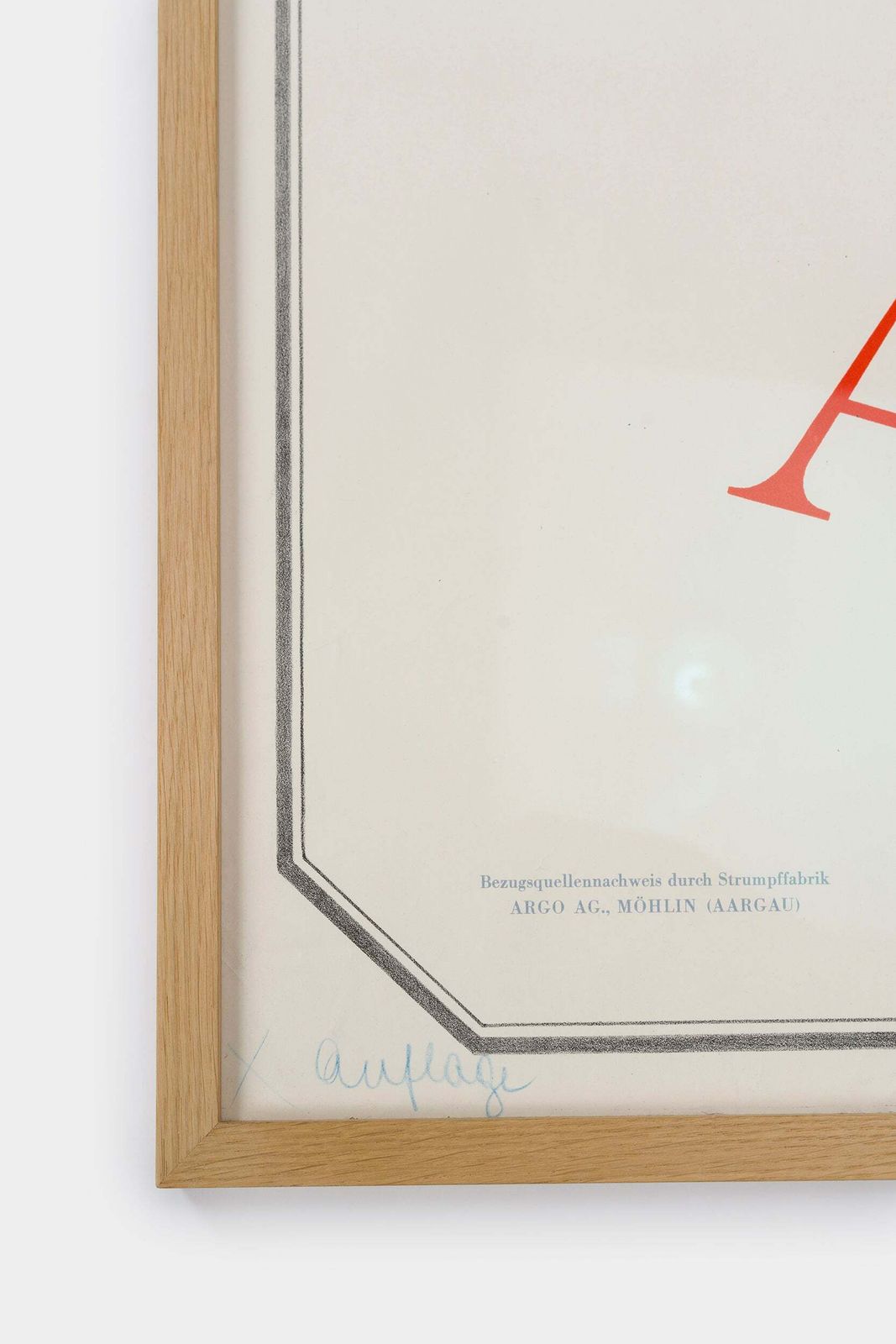 Peter Birkhäuser, Argo Stockings, Original Lithography, Switzerland, 50s photo Art