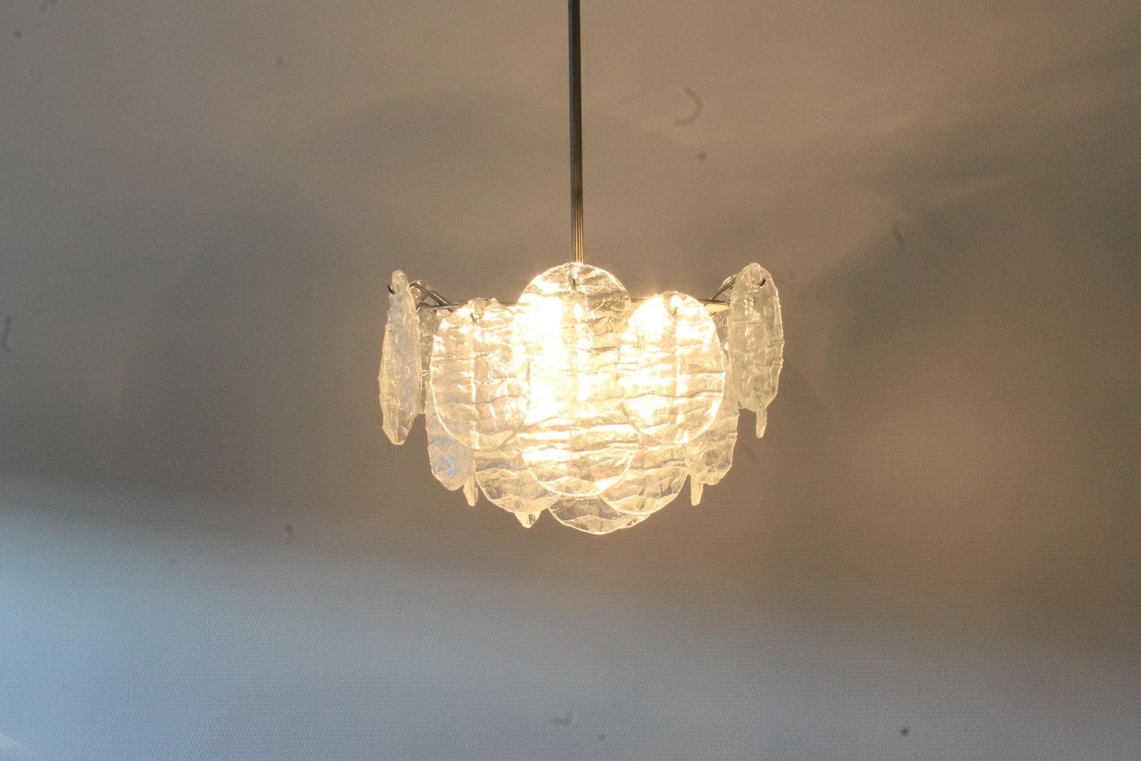 Kalmar Big 27 Pc Iceglass 3423 Chandelier By Carlo Nason photo 1990.0