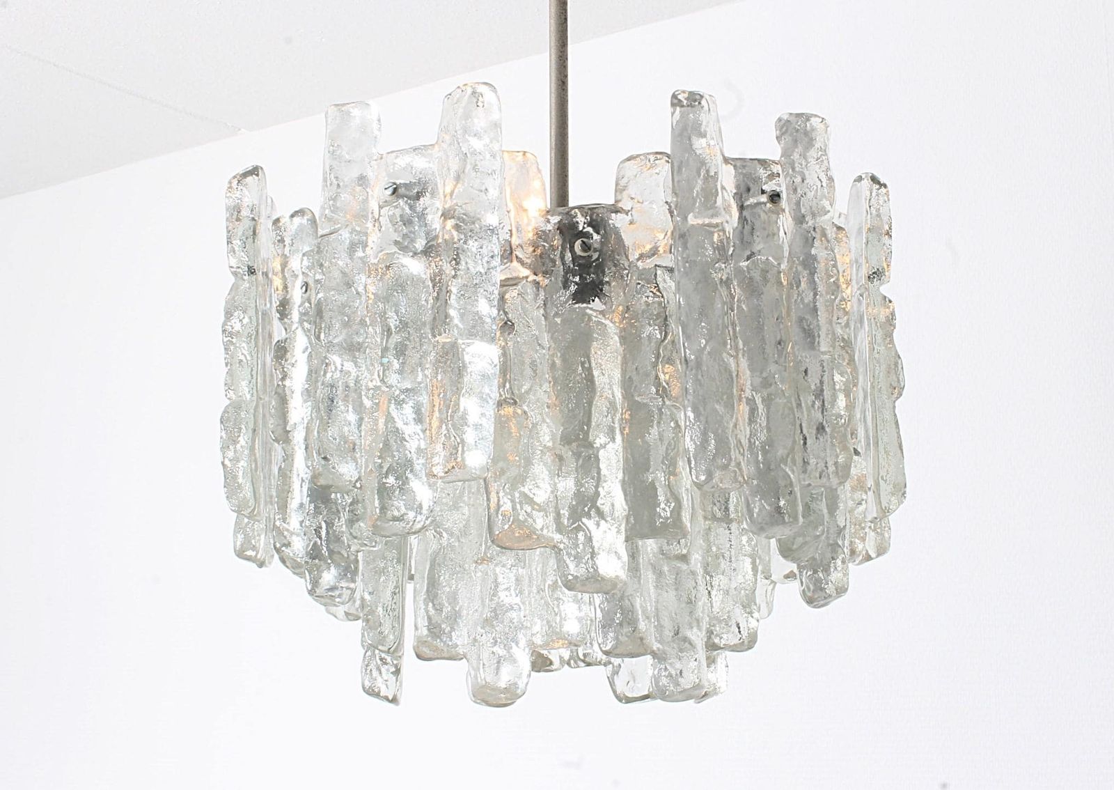 Xl Ice Glass Chandelier Soria From J.T. Kalmar photo Lighting