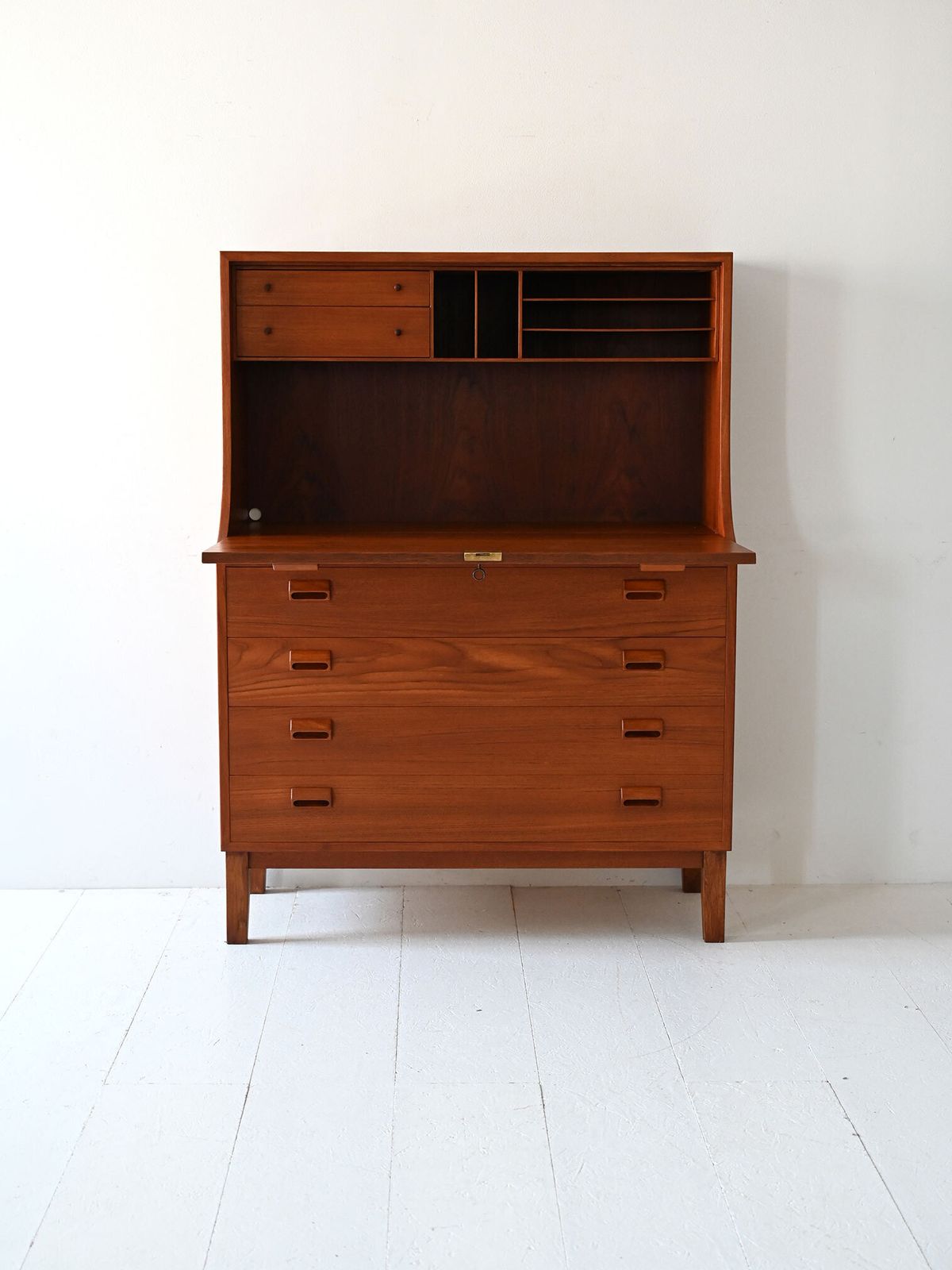 Vintage Danish Teak Secretary By Børge Mogensen For Søborg Møbler photo furniture