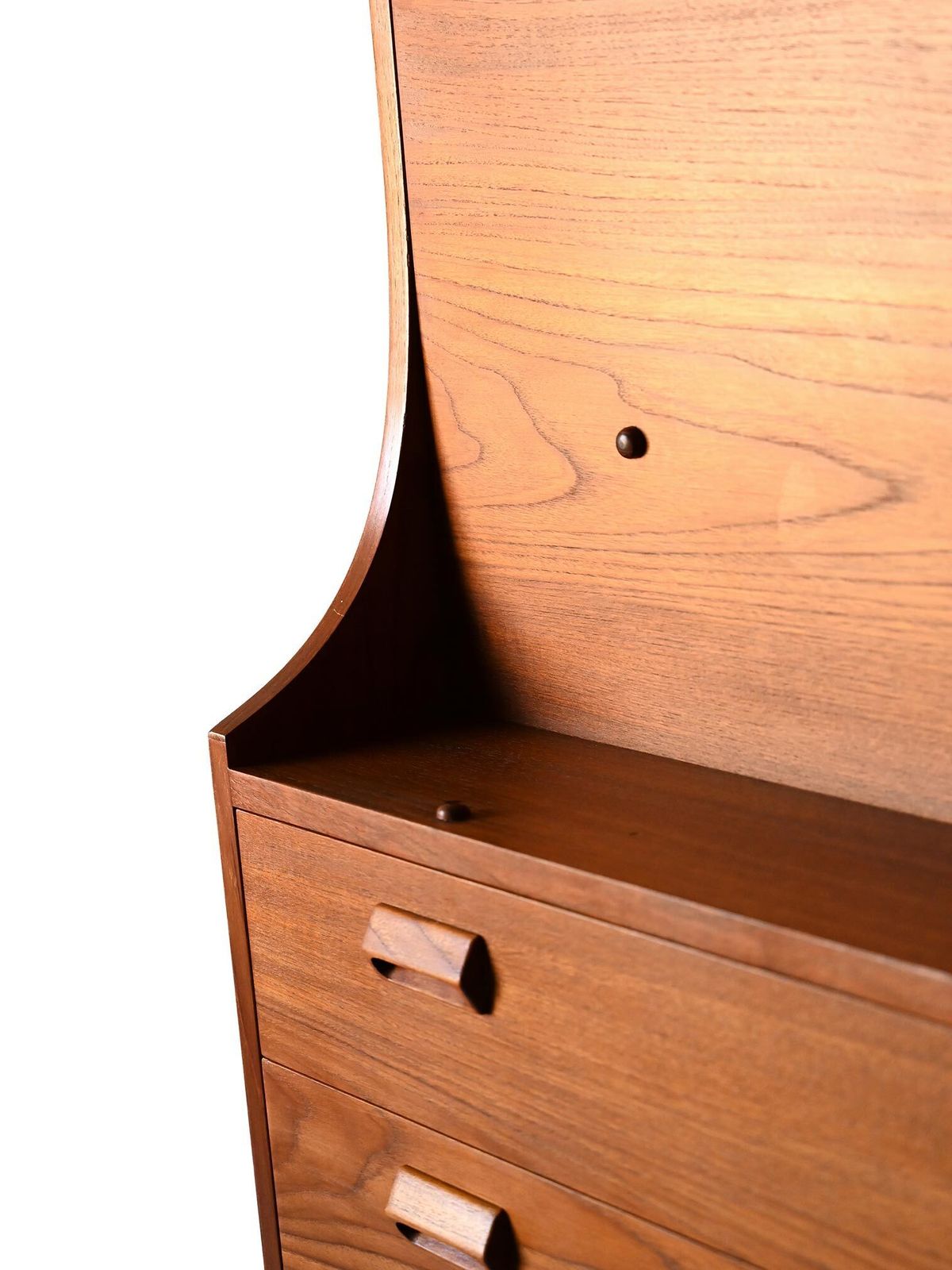 Vintage Danish Teak Secretary By Børge Mogensen For Søborg Møbler photo vinterior