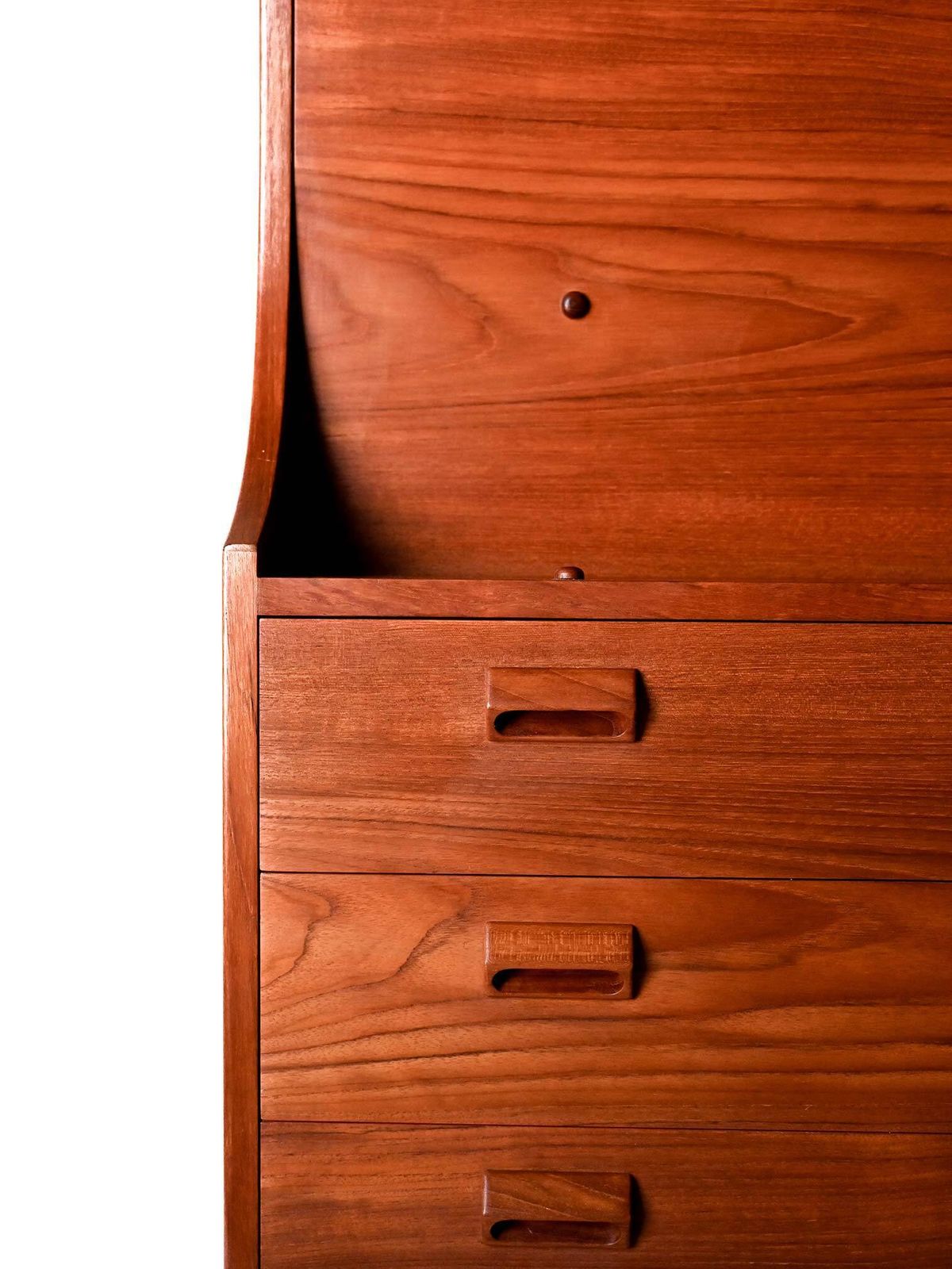 Vintage Danish Teak Secretary By Børge Mogensen For Søborg Møbler photo buy