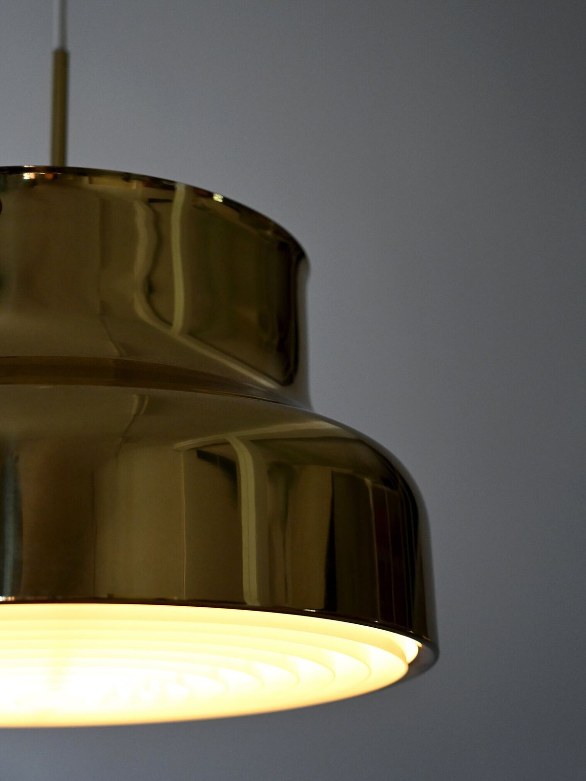Bumling Brass Ceiling Lamp By Anders Pehrson photo for sale