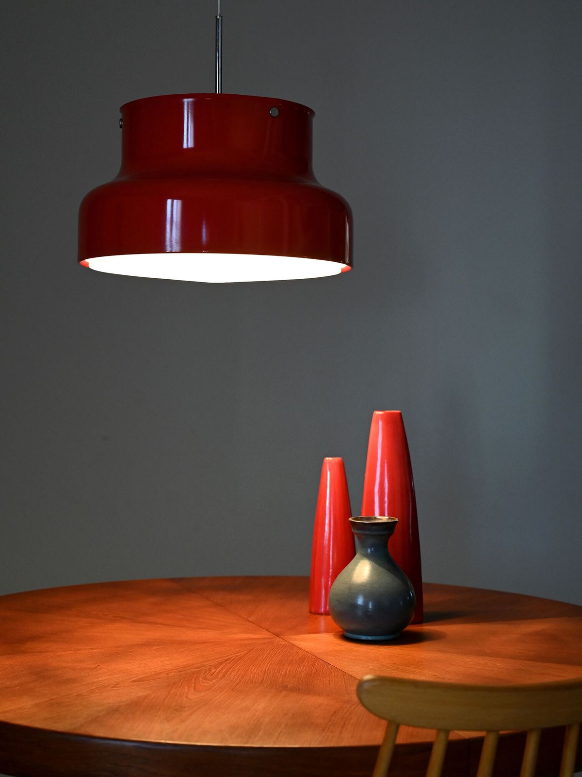 Red Bumling Pendant Lamp By Anders Pehrson