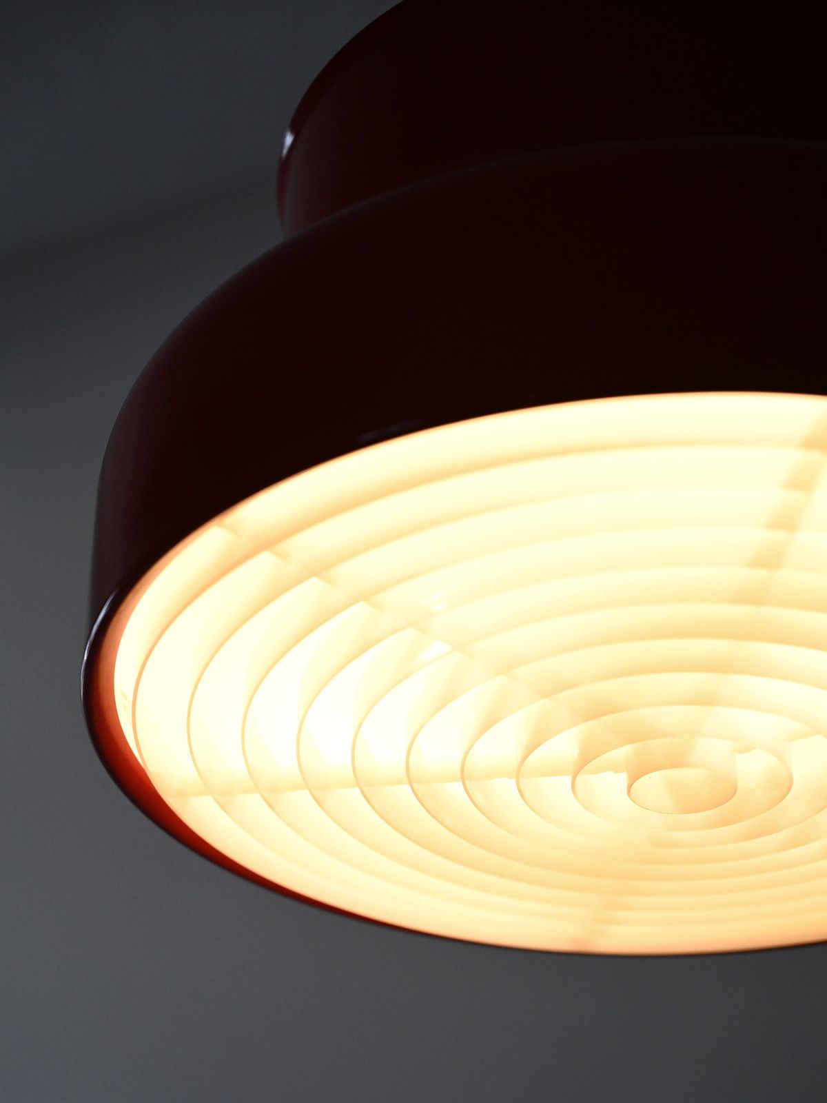 Rode Bumling Hanglamp Van Anders Pehrson photo for sale