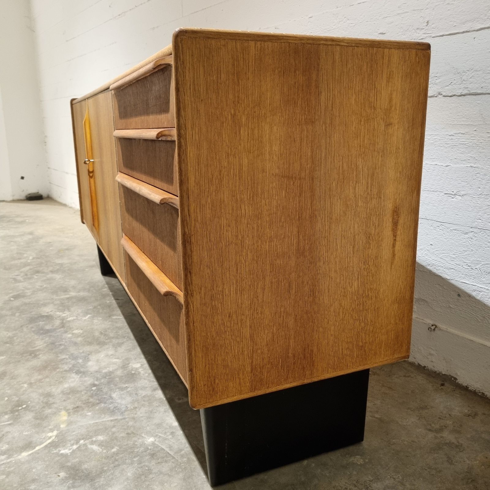 Cees Braakman Sideboard From The ‘Oak’ Series De02, Ums Pastoe 1950s, The Netherlands photo furniture