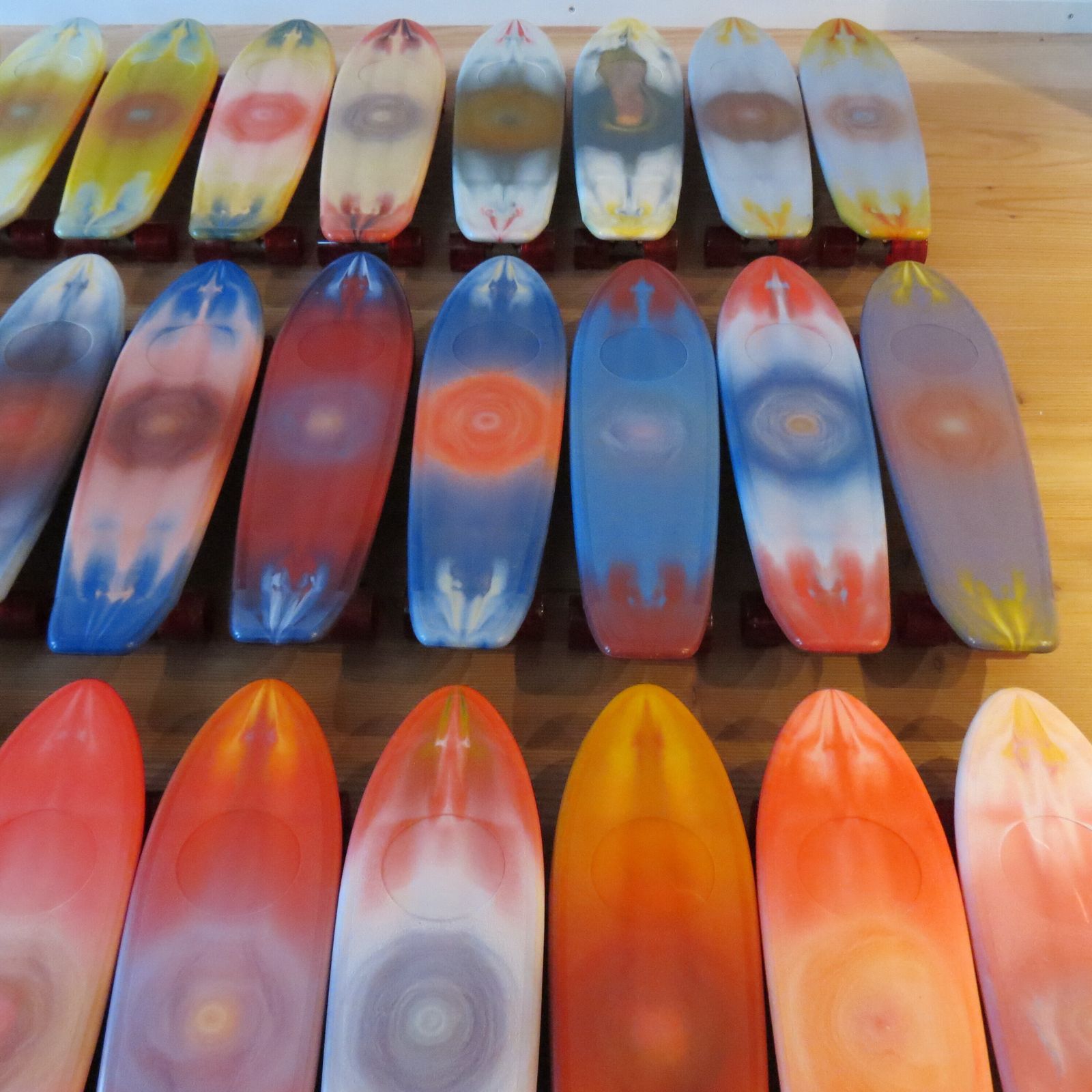1970s Skateboard Wall Art 30 Unused Alamo Santa Fe California Skateboards photo Art