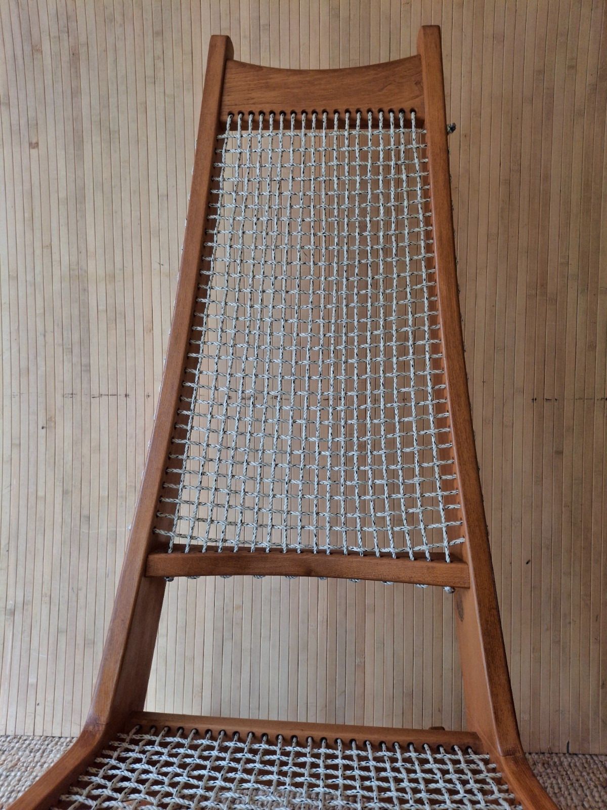 Fab Vintage 1970s Jeremy Broun Studio High Backed Rocking Chair Ash? Blonde Wood photo for sale
