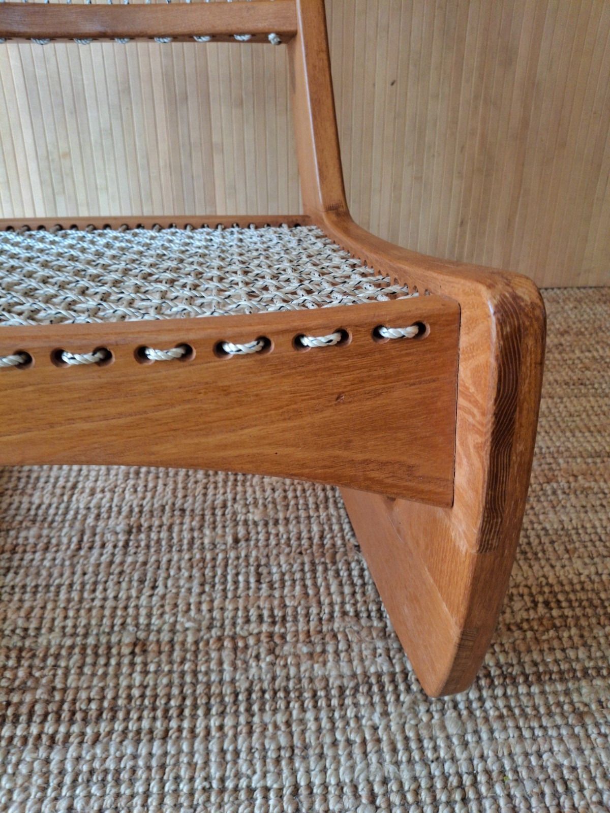 Fab Vintage 1970s Jeremy Broun Studio High Backed Rocking Chair Ash? Blonde Wood photo 5000.0