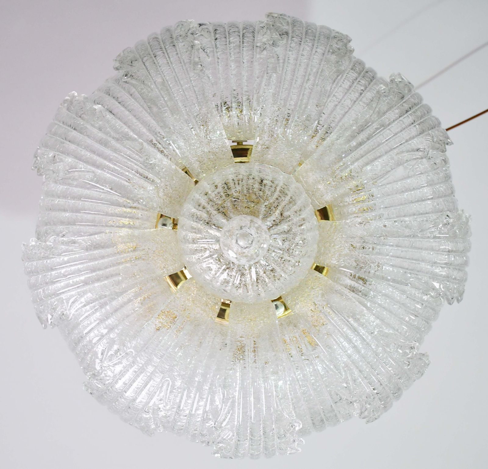 Garda, Luxury Italian Murano Glass Ceiling Light Or Flush Mount, 1980s photo Lighting