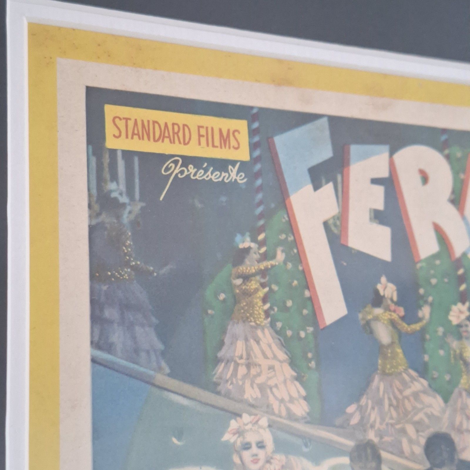 Original 1930s Film Poster Barnabé Fernandel French Framed Vintage photo furniture