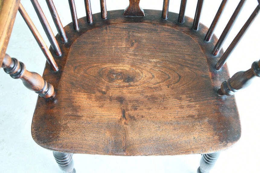 Antique Elm & Ash Windsor Chair photo vintage