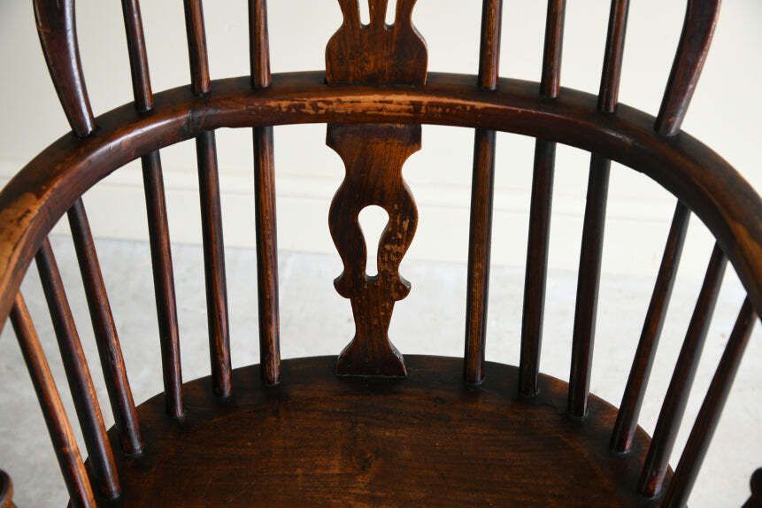photo for sale Antique Elm & Ash Windsor Chair
