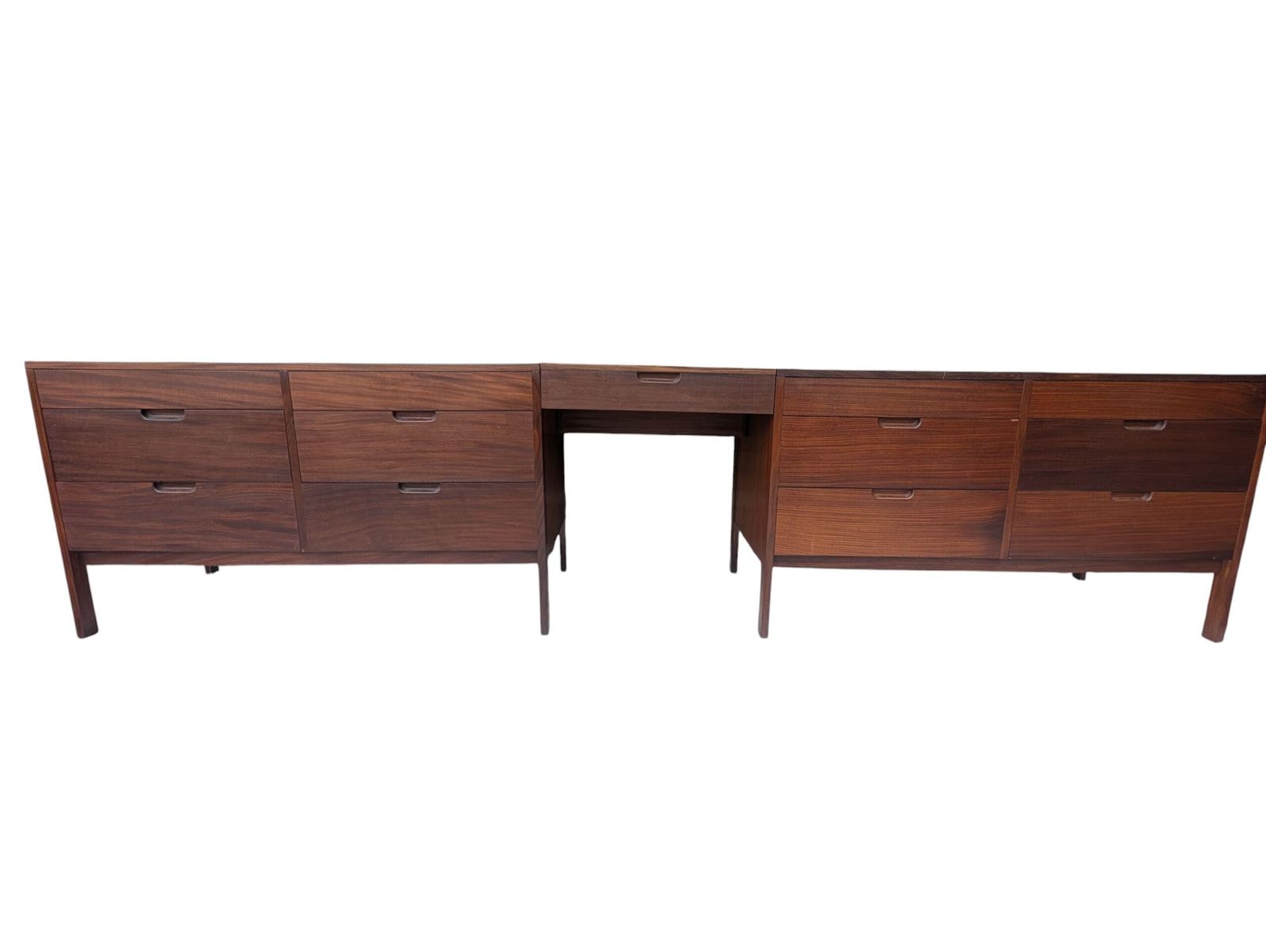 Rare Richard Hornby For Fyne Ladye Furniture Extra Large Early 1960s Large Modular Dressing Chest. Mid Century Modern Vintage. photo Furniture