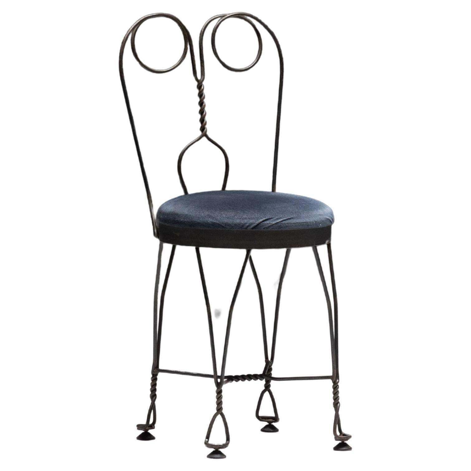 Wrought Iron Butterfly Dining Chair, France, 1960s