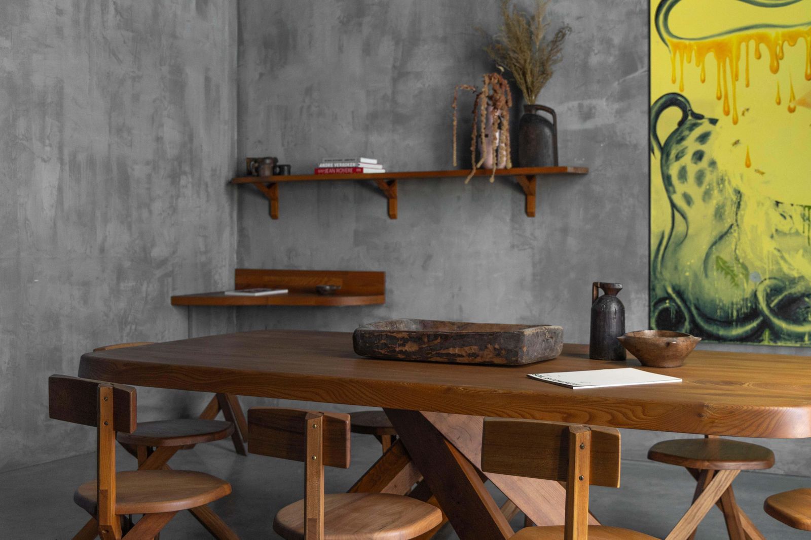 photo furniture Custom Shelf By Pierre Chapo, France, 1970s