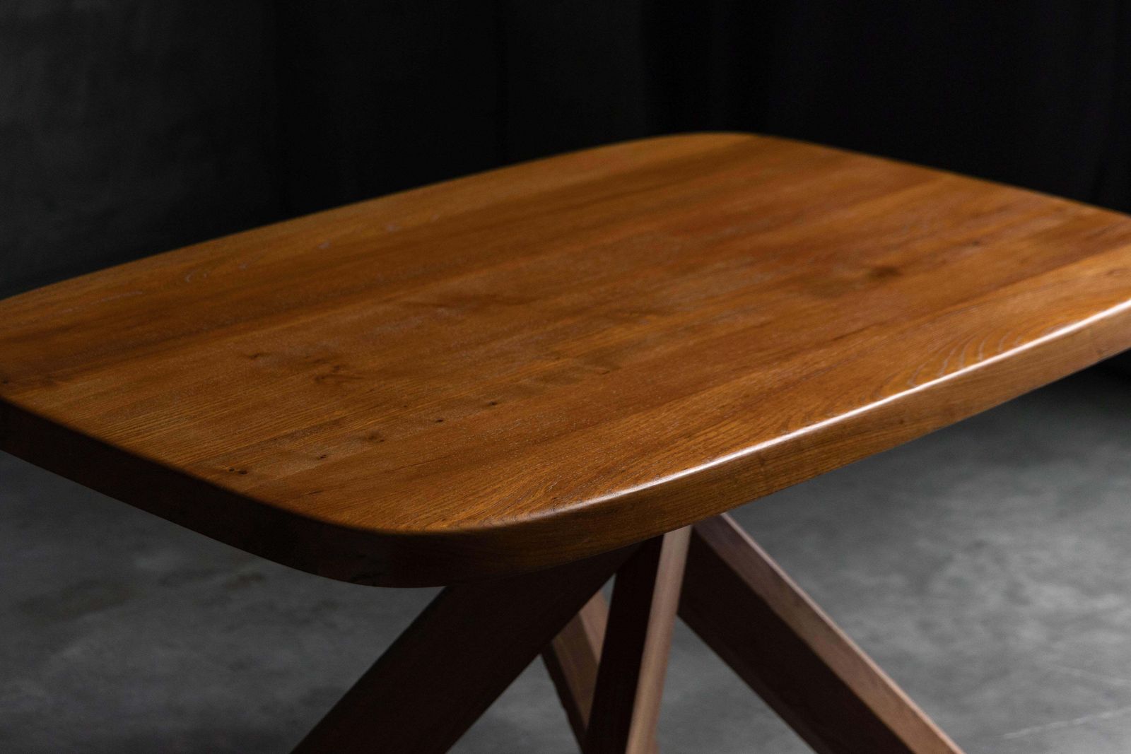 photo furniture T35a Dining Table By Pierre Chapo, France, 1970s