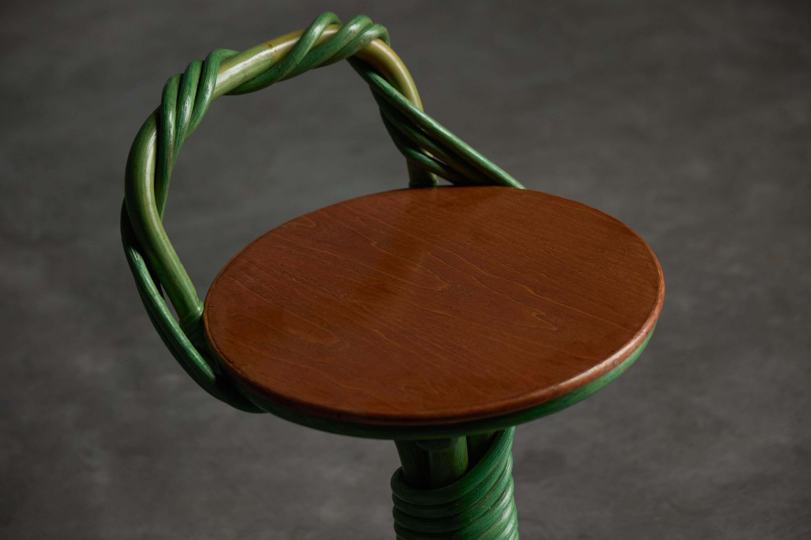 Whimsical Vine Twist Stools, France, Late 20th Century photo vintage