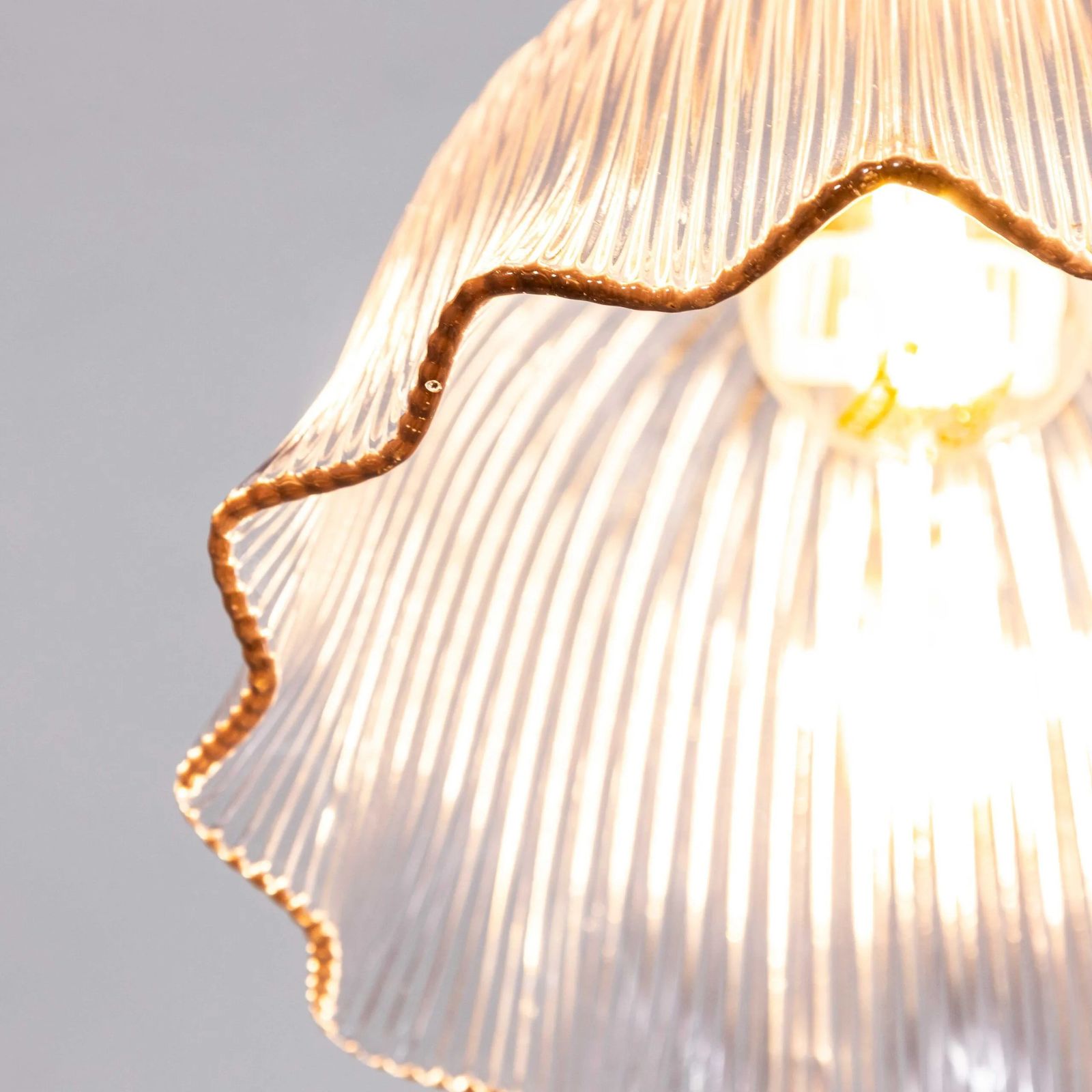 19th Century Original Single Copper Holophane Pendant Lamp photo Lighting