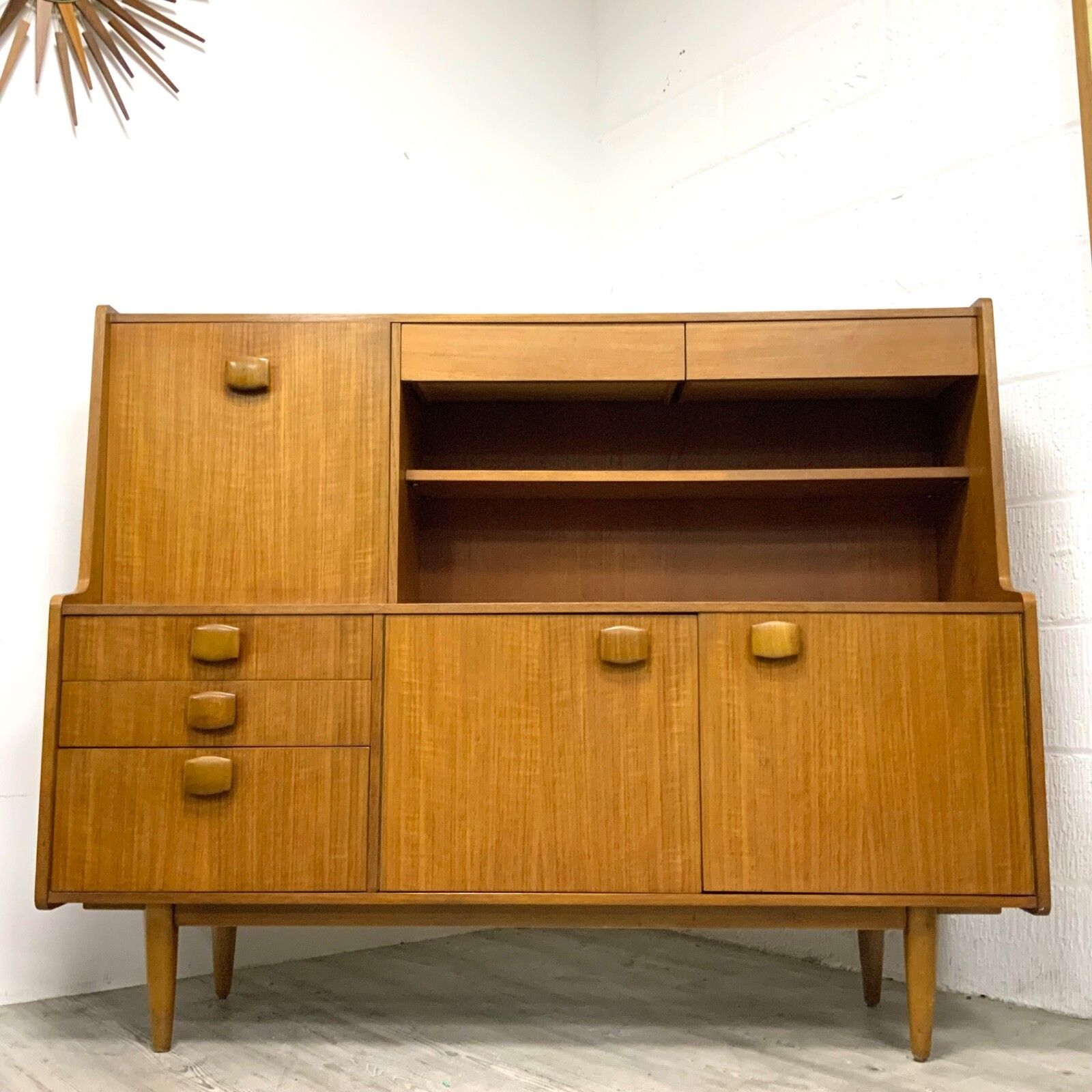 photo for sale Vintage Sutcliffe Teak Sideboard Highboard Drinks Cabinet Mid Century Retro