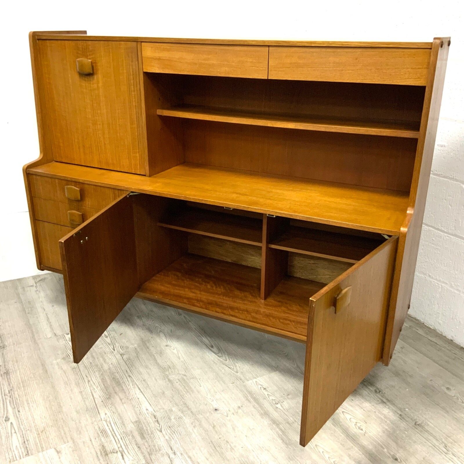 Furniture Vintage Sutcliffe Teak Sideboard Highboard Drinks Cabinet Mid Century Retro photo