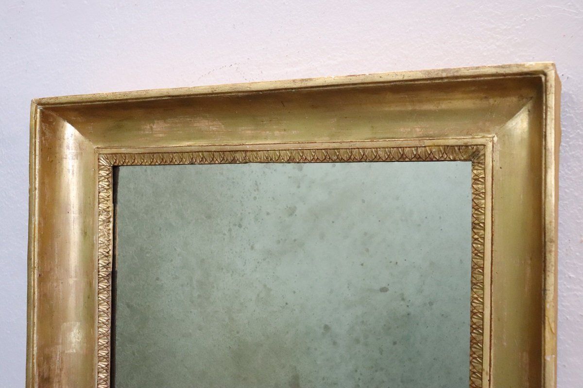 Antique Wall Mirror In Gilt Wood, 1800s photo 796.0