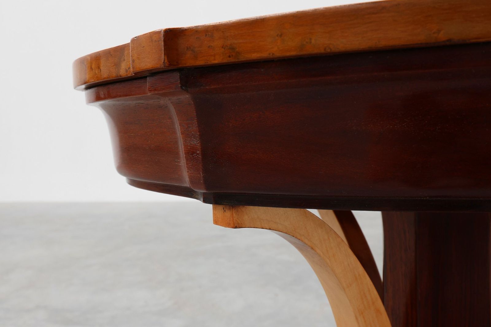Art Deco Wooden Side Table, France, 1930s photo furniture