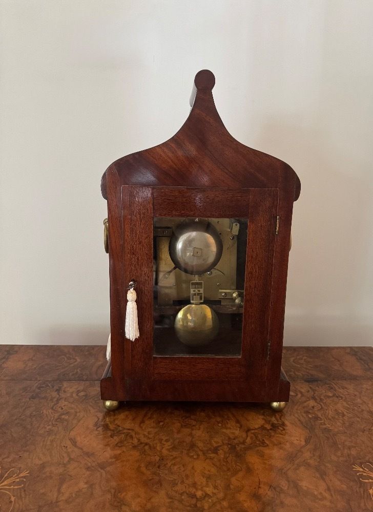 Outstanding Quality Antique Mahogany Bracket Clock photo 2915.0