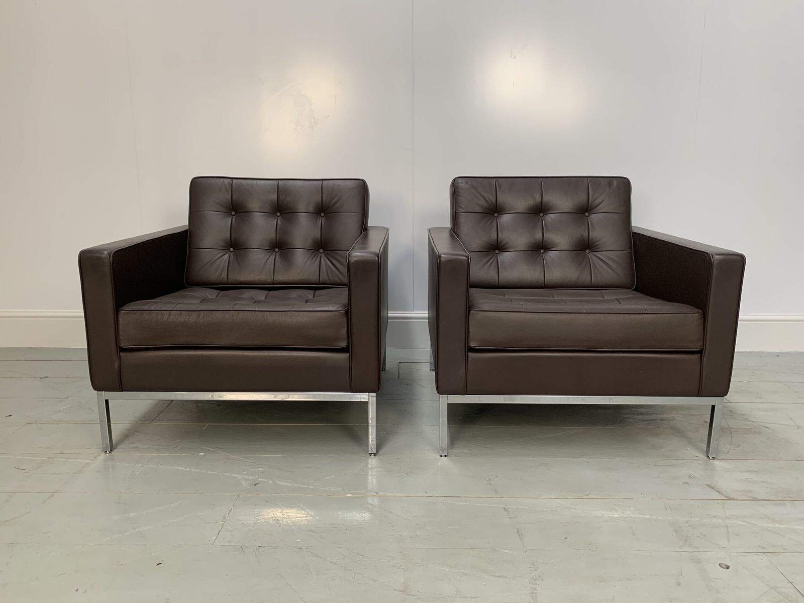 Pair Of Knoll Studio “Florence Knoll” Lounge Chair Armchairs photo furniture