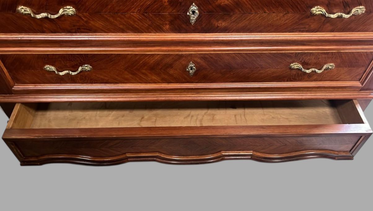 A C19th French Marble Topped Commode photo Furniture