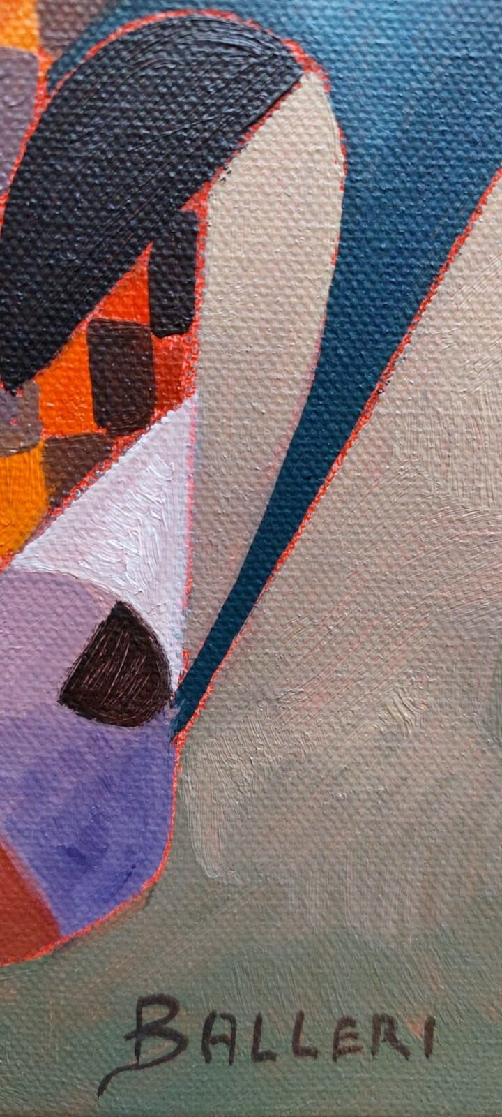 Franco Balleri 2008 Abstract Painting Oil On Canvas photo for sale