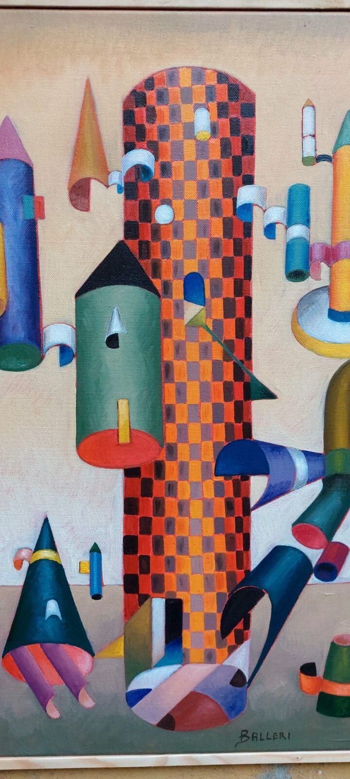 photo for sale Franco Balleri 2008 Abstract Painting Oil On Canvas