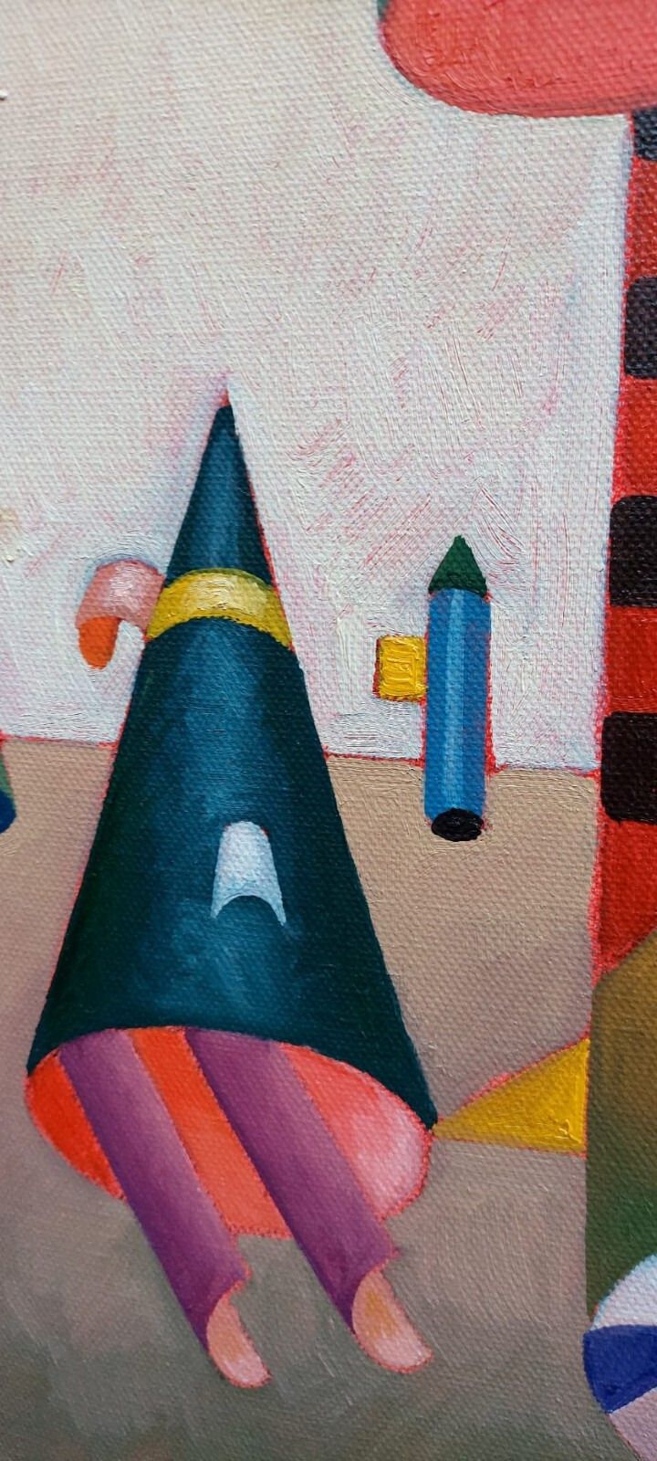 Art Franco Balleri 2008 Abstract Painting Oil On Canvas photo
